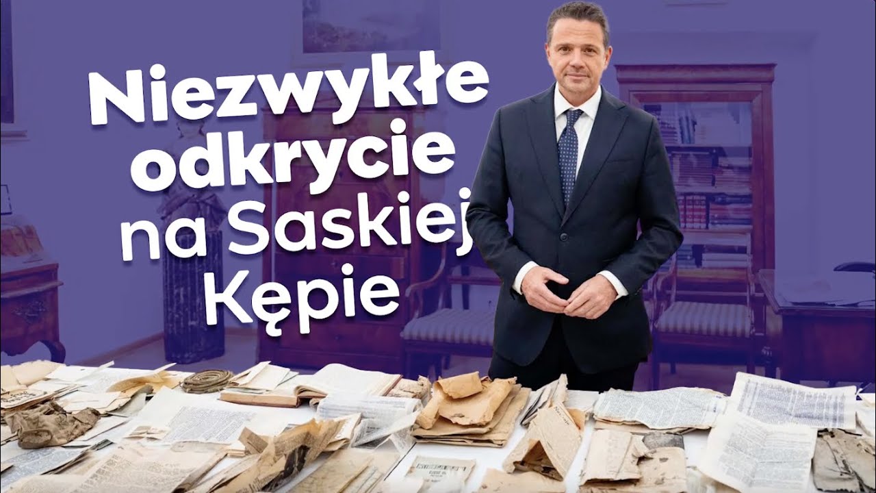 Rafał Trzaskowski: Niezwykłe odkrycie na Saskiej Kępie