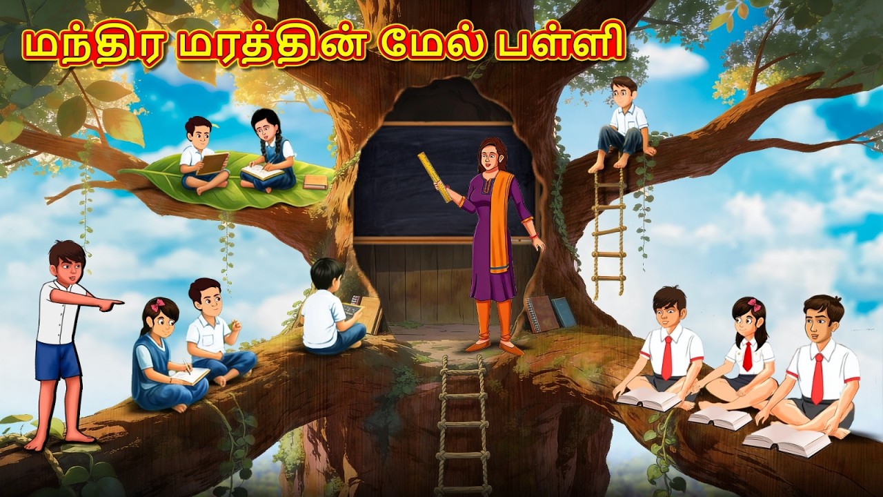 மந்திர மரத்தின் மேல் பள்ளி | New Tamil Stories | தமிழ் கதைகள் | Tamil Kathai | Stories Tamil