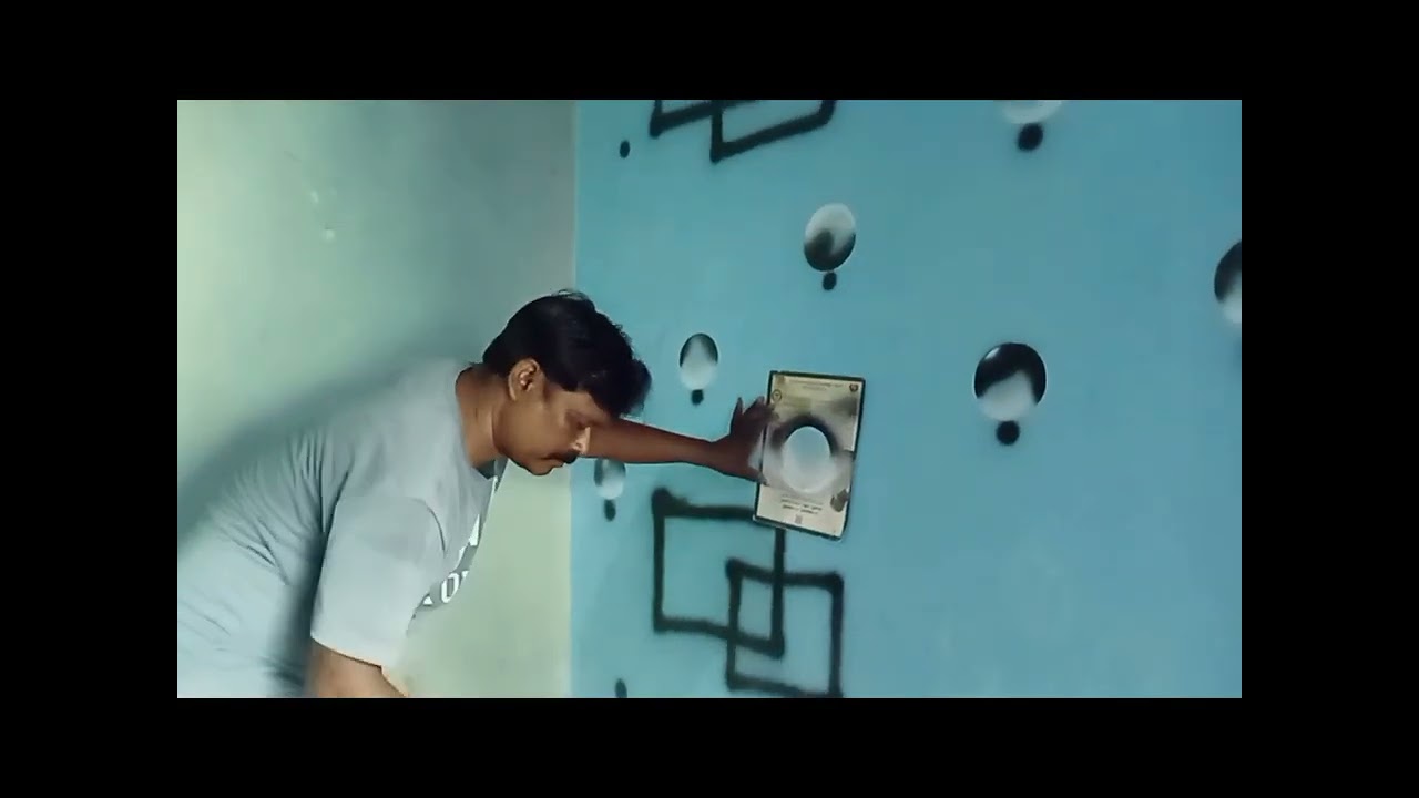 Wall sparay design #viralvideo #trendingvideo  #hansdaartdeepak