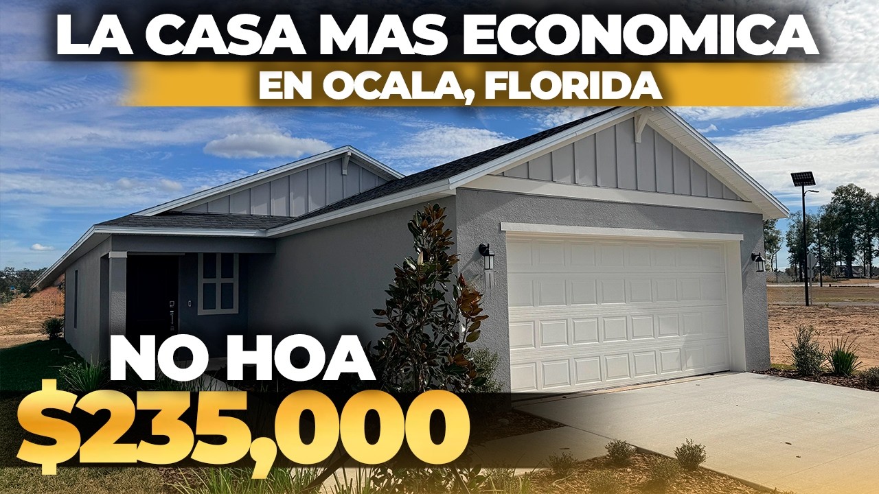 🏠 Casa Nueva | $15,000 de Ayuda y Pago Mensual Bajo🔥Ocala Florida #realestate #ocalaflorida 