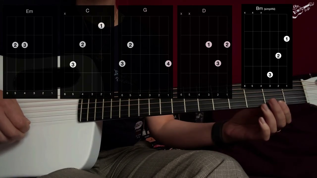 KYO - Dernière danse - Tuto 12 - Guitare débutant facile - Accords Simplifés - Lava Me 2 - Tutorial