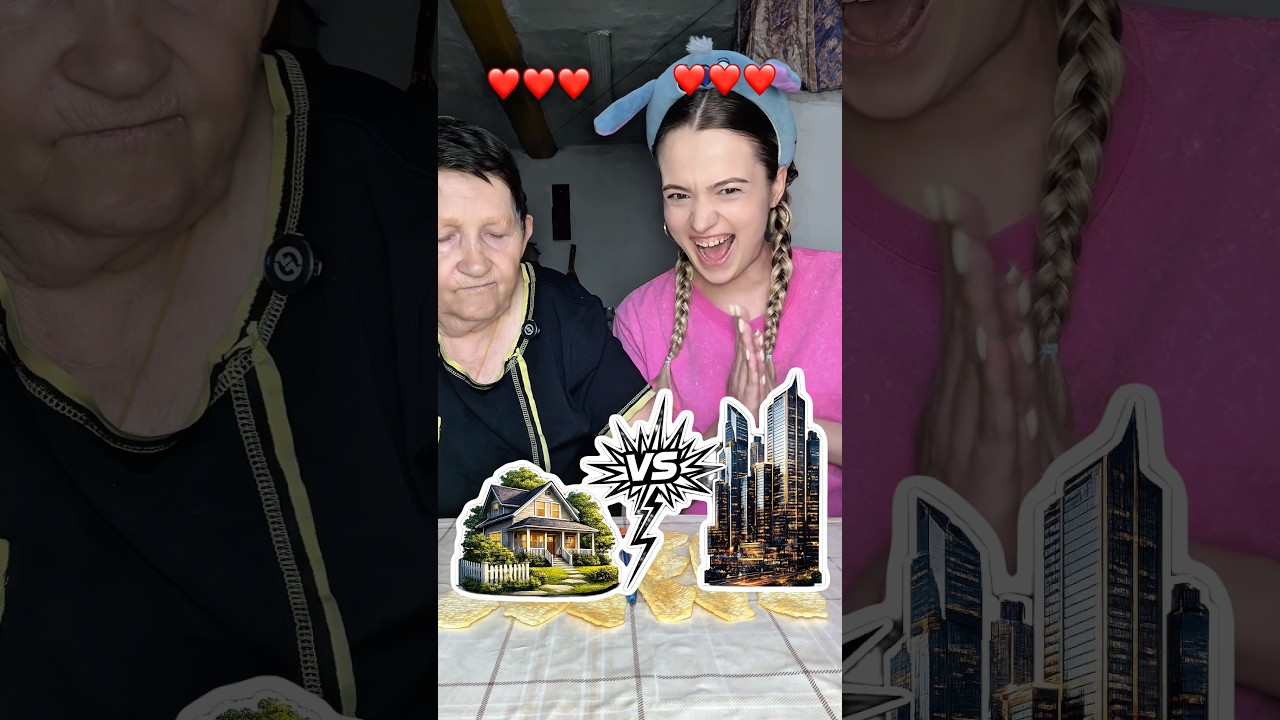 🏡 vs 🏙️ #mukbang #boomchallenge