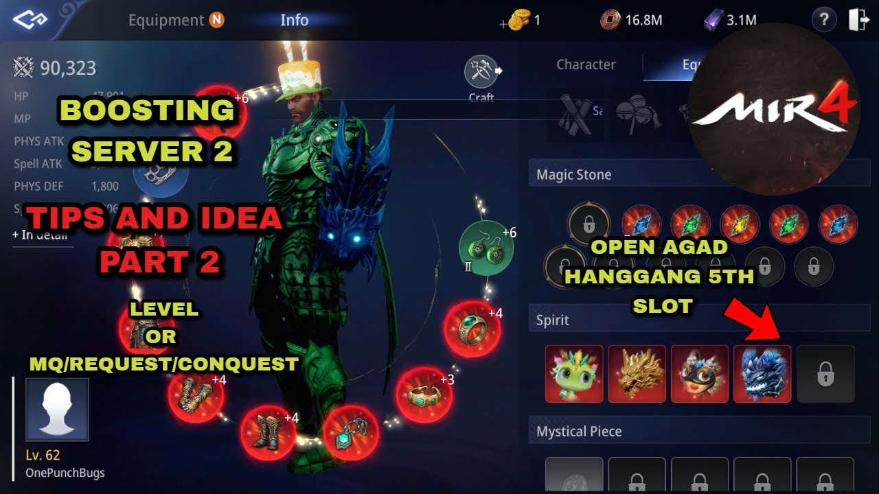 MIR4 - TIPS AND IDEA PART 2 CONQUEST/REQUEST/MQ OR LEVEL?