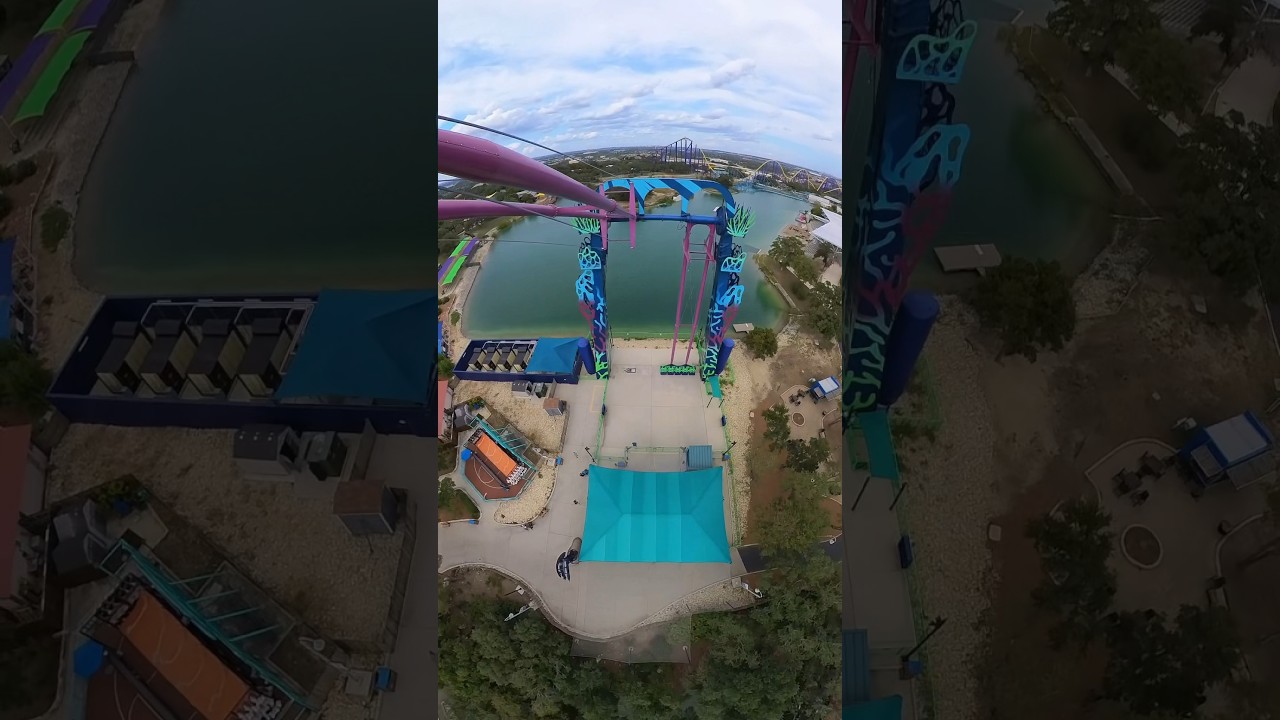 who&rsquo;s riding the world&rsquo;s tallest (for now) screamin&rsquo; swing?🤔 #scary #swing #themepark