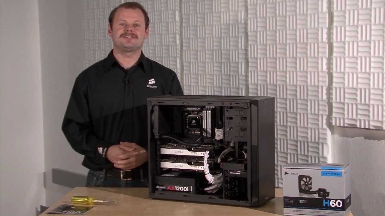 Corsair Hydro Series H60 Liquid CPU Cooler Installation How-To Guide