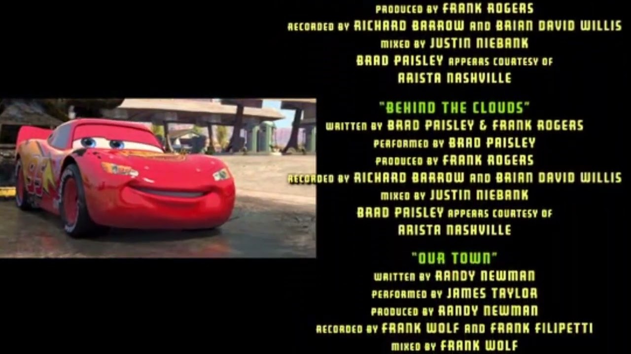 Cars (2006) - Find Yourself the end credits