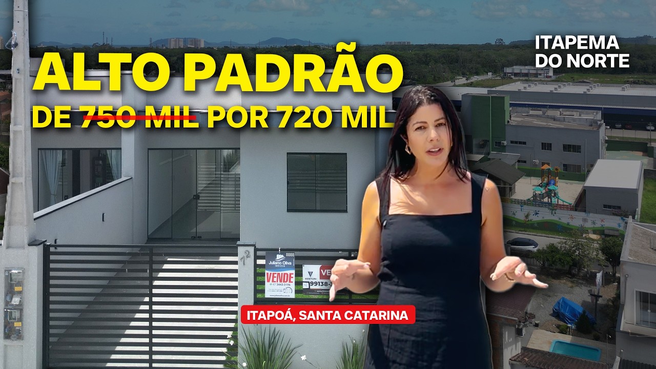 Casa Alto Padr&atilde;o em Itapo&aacute; com Piscina &agrave; Venda | Pr&oacute;xima a Escola e Supermercado