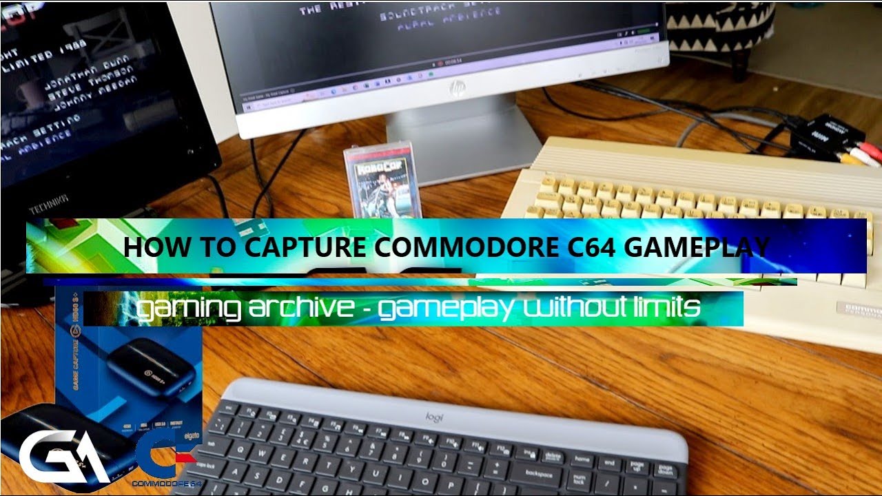 How To Capture Commodore 64 Gameplay - How To Record Gameplay On PC C64 Game Recorder Game Capture