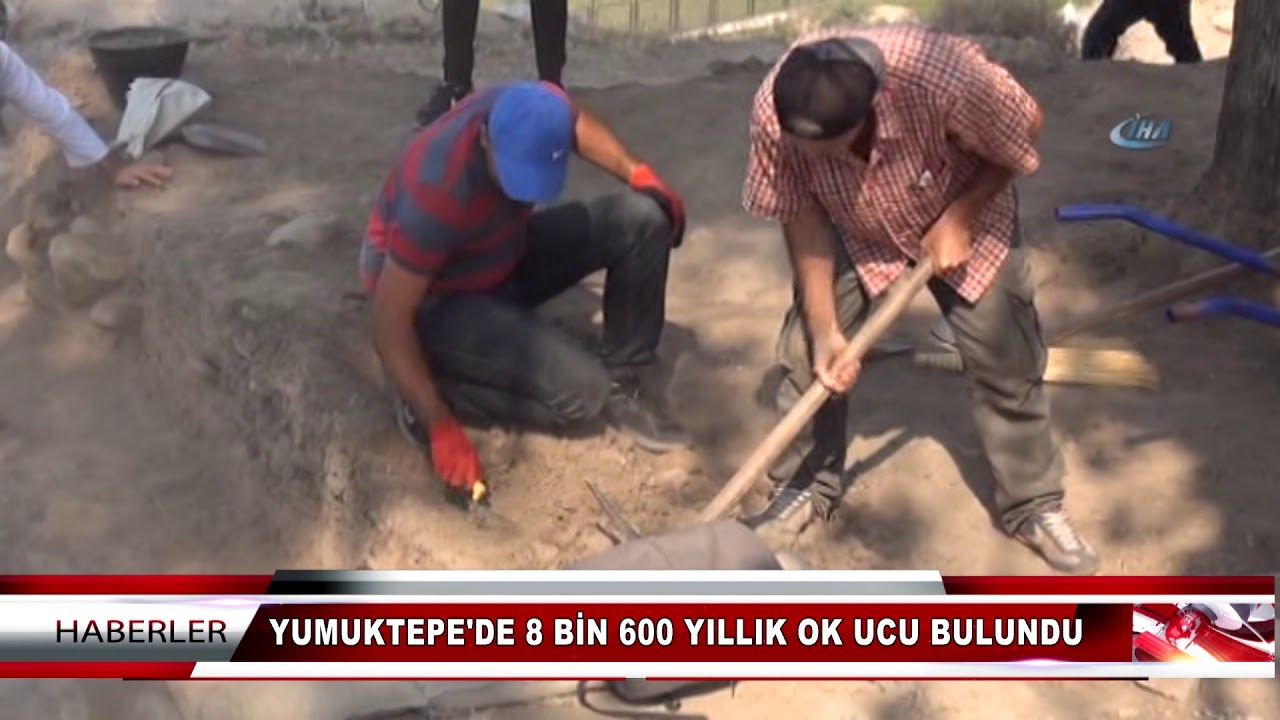YUMUKTEPE'DE 8 BİN 600 YILLIK OK UCU BULUNDU