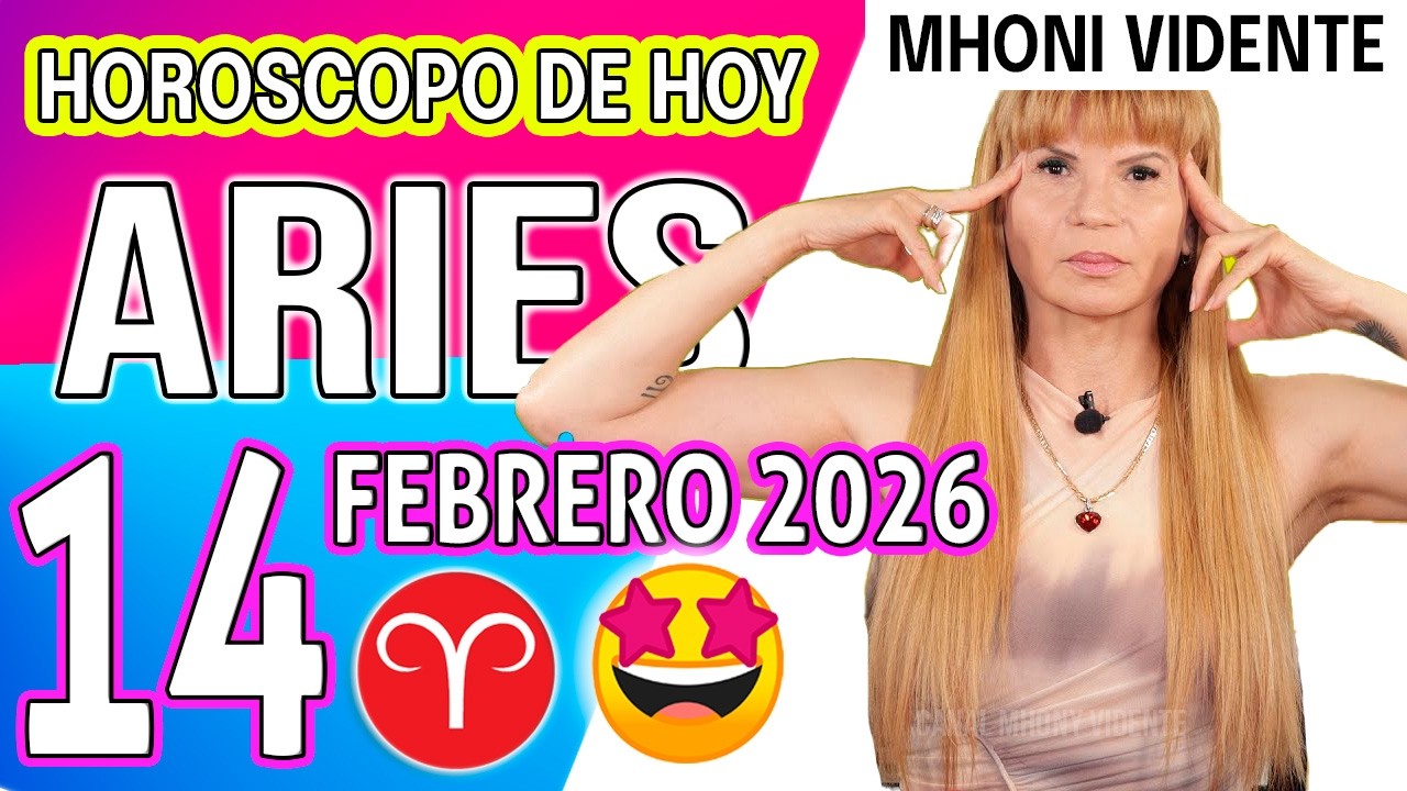 ARIES ♈SUERTE RAPIDA Y LLEGA UN GIRO DE DINERO💵 HOROSCOPO De Hoy 14 de FEBRERO 2026 Mhoni Vidente
