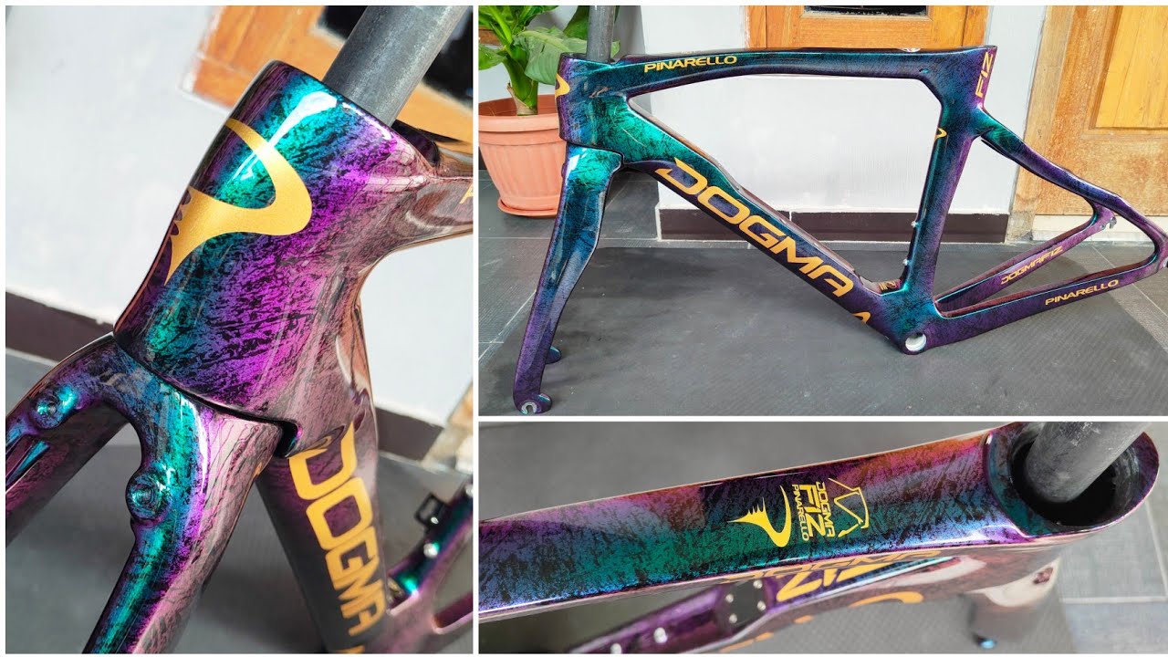 Custom Paint Pinarello Dogma F12 Marble Chameleon