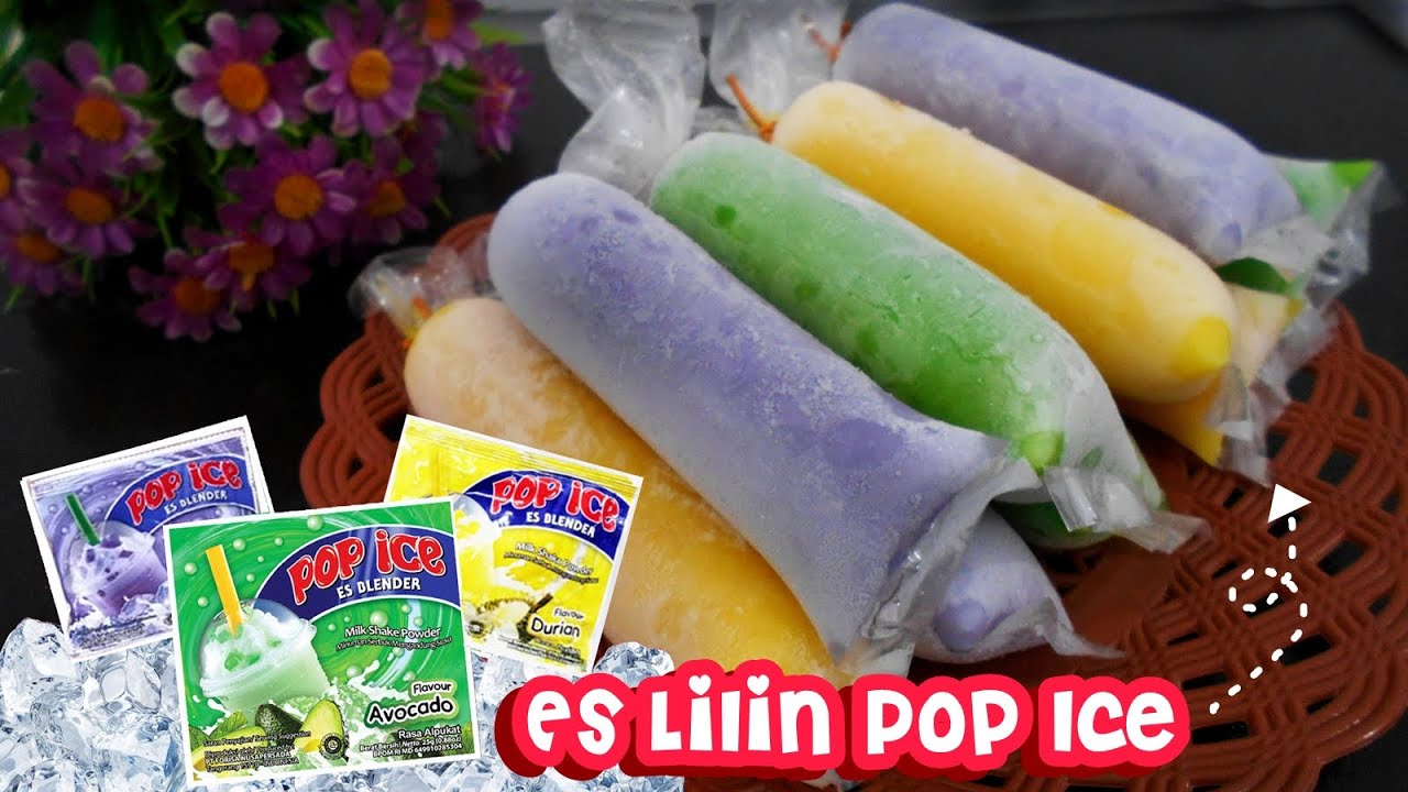 IDE JUALAN ES LILIN POP ICE ANEKA RASA