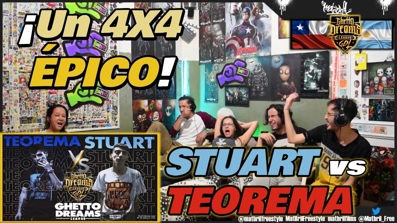🔴COLOMBIANOS REACCIONAN a TEOREMA vs STUART - ¡Un 4X4 ÉPICO! [GHETTO DREAMS LEAGUE]