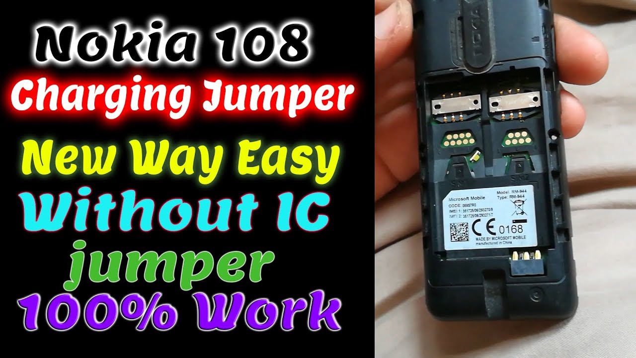 Nokia 108 Charging Solution Jumper Problem Ways Charging Not Save Work