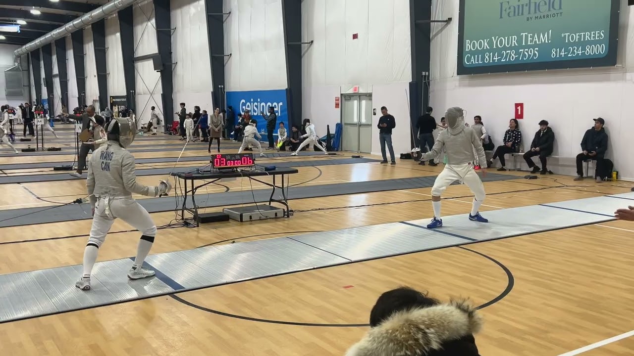 Final - WANG Michael vs HENDERSON Lucas - Junior Men’s Saber