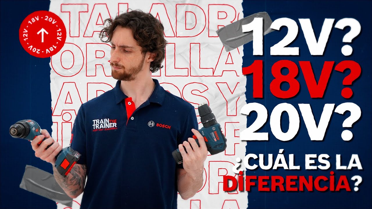 Taladros y Atornilladores 12V, 18V y 20V - &iquest;Cu&aacute;l es la diferencia?