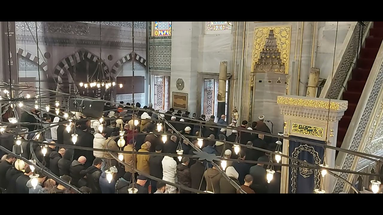 Sultanahmet Camii Baş İmam Hatibi Kurra Hafız Fatih Kaya hocamızın 13/02/2026 cuma namazı kıraati 