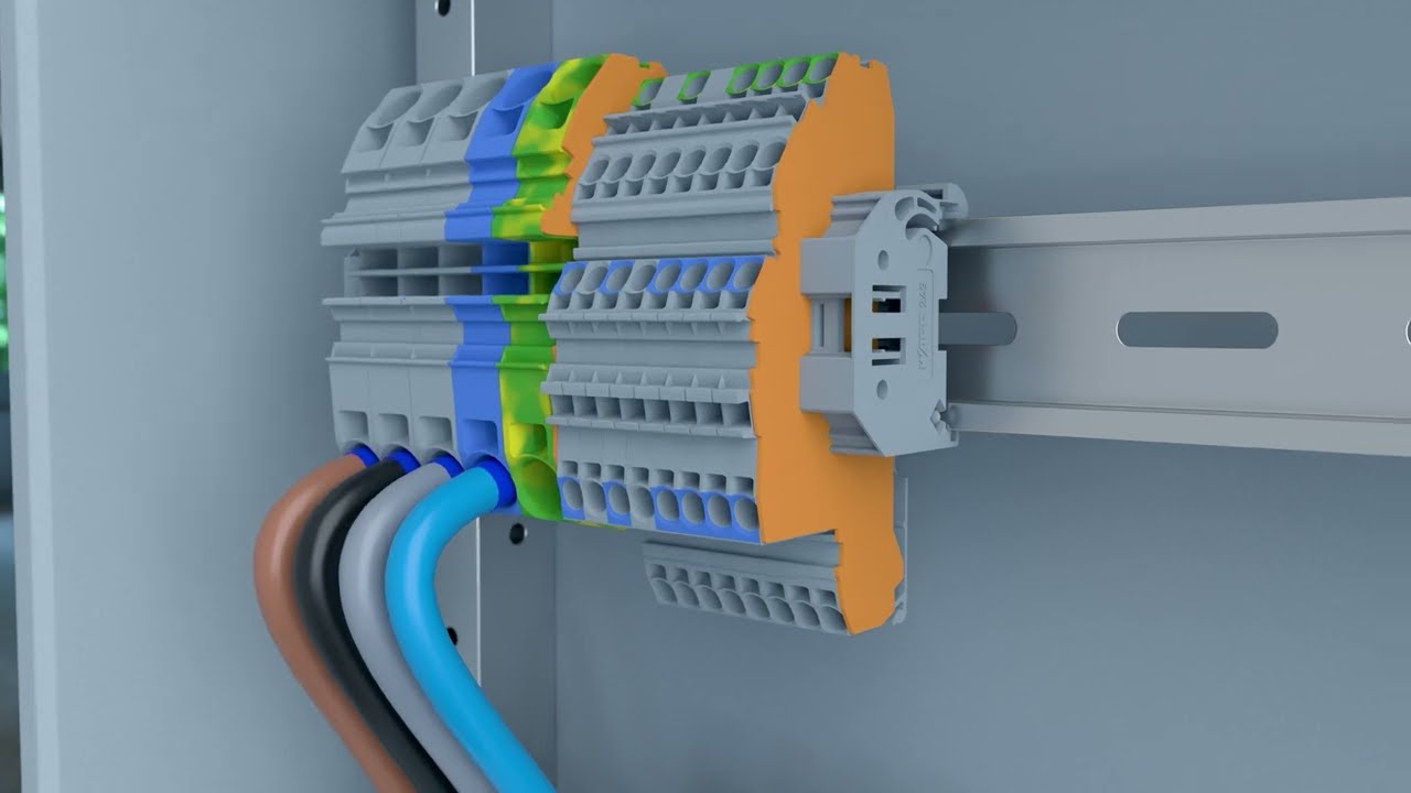 Elosztótáblák épületekben – WAGO installációs sorkapcsok