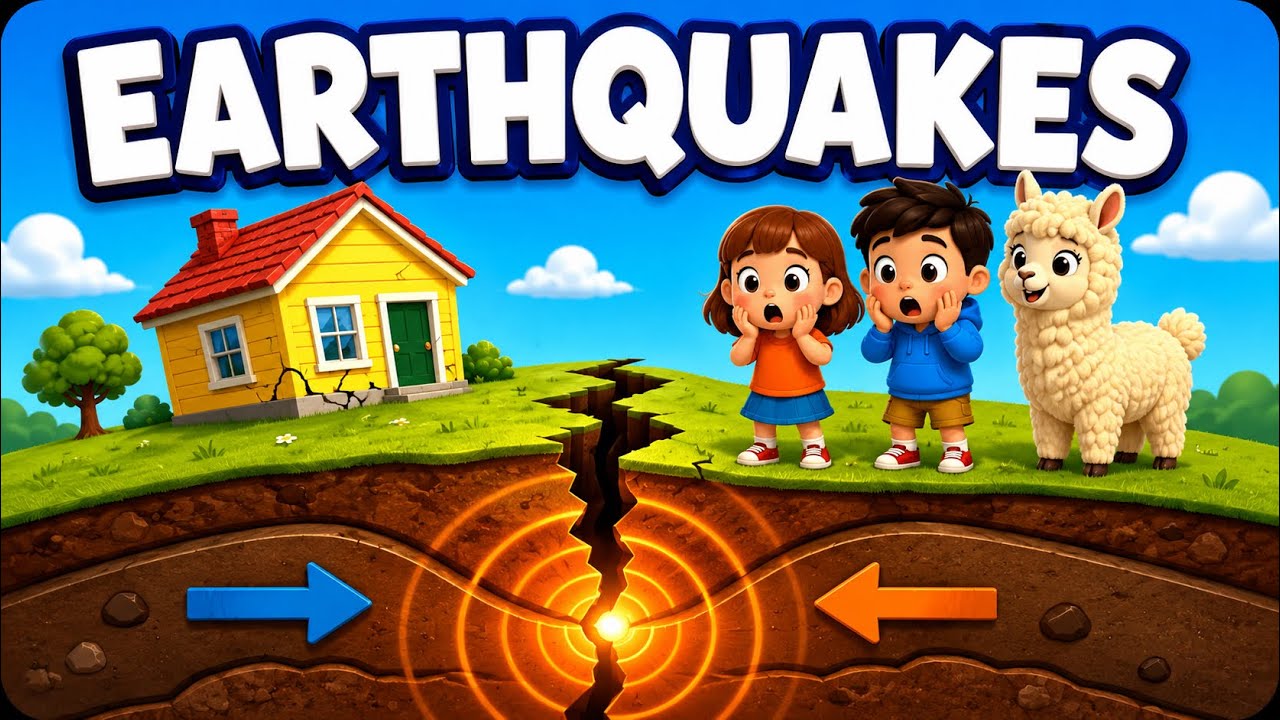 What Are Earthquakes? 🌍💥 Explained for Kids | Smartie the Alpaca