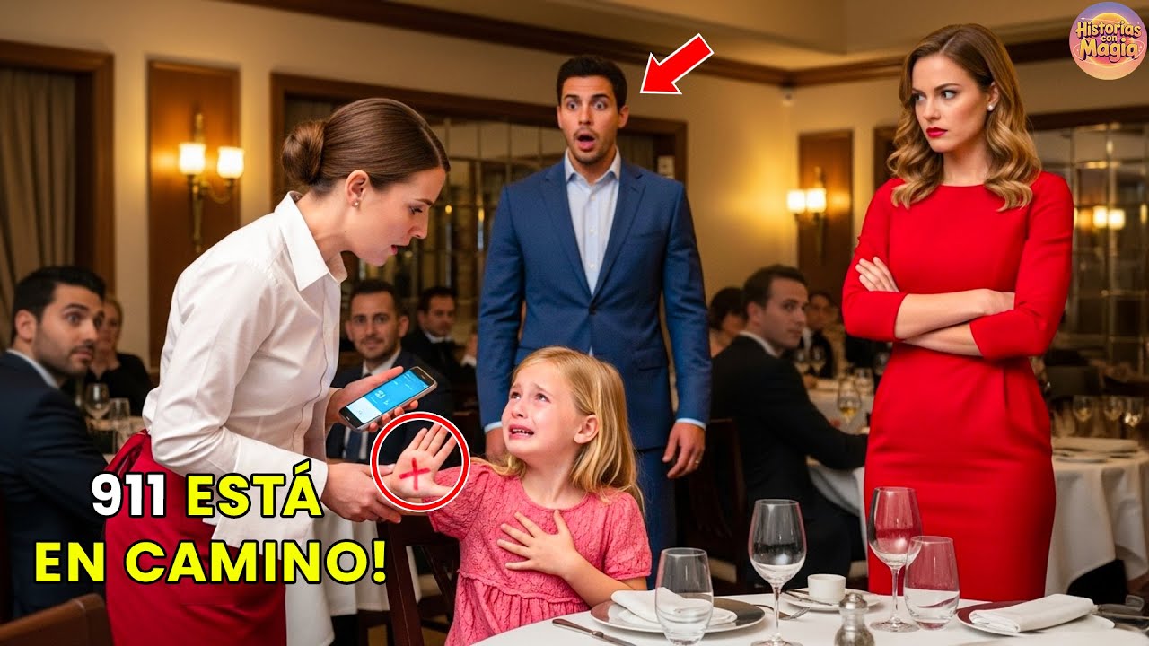 El Millonario Despreció A La Mesera Por Tocar A Su Hija… Hasta Que Ella Dijo: “Ya Viene El 911…”