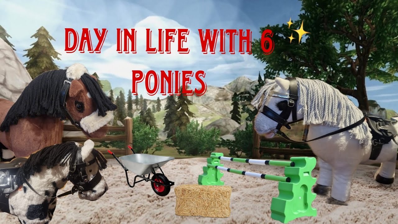 DAY IN LIFE WITH SIX PONIES!!✨️(400 SPECIAL)