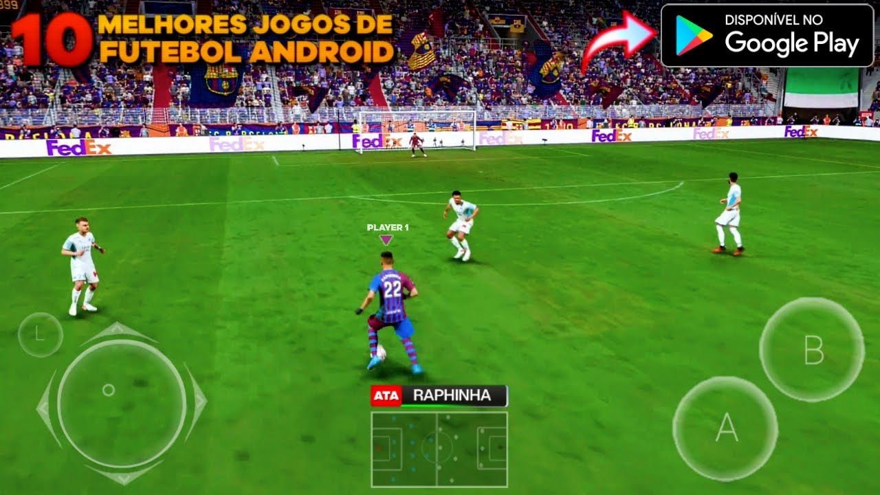 OS 10 MELHORES JOGOS DE FUTEBOL 2025 PARA CELULAR ANDROID TODOS OFFLINE