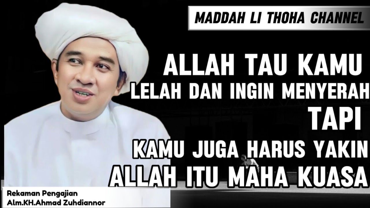 Guru Zuhdi: YANG MENJADI MASALAH DALAM HIDUP ITU KITA JAUH DARI ALLAH