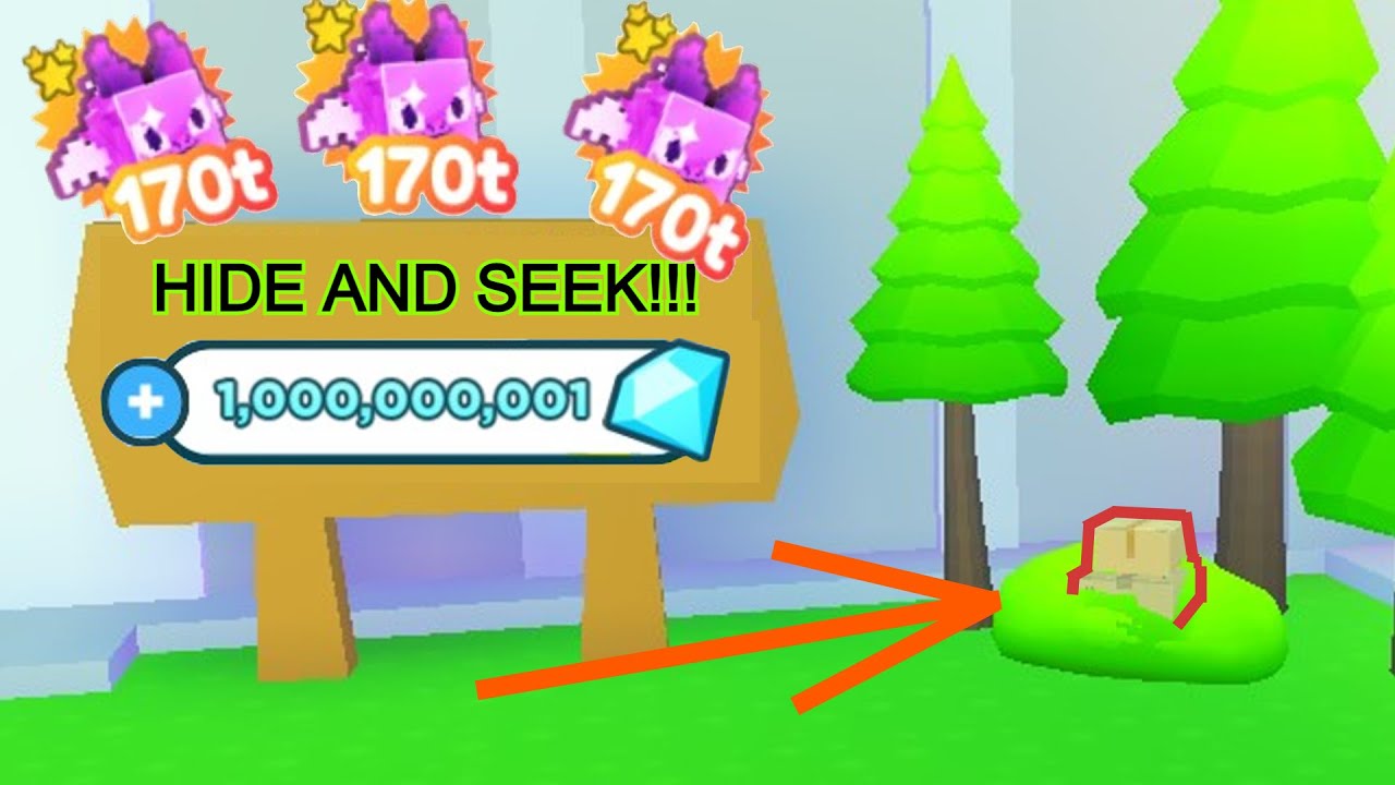 HIDE & SEEK | Find Me AND 1 Billion Gems! (Pet Simulator X)
