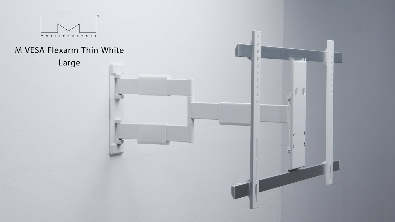 M VESA Flexarm Thin Large White