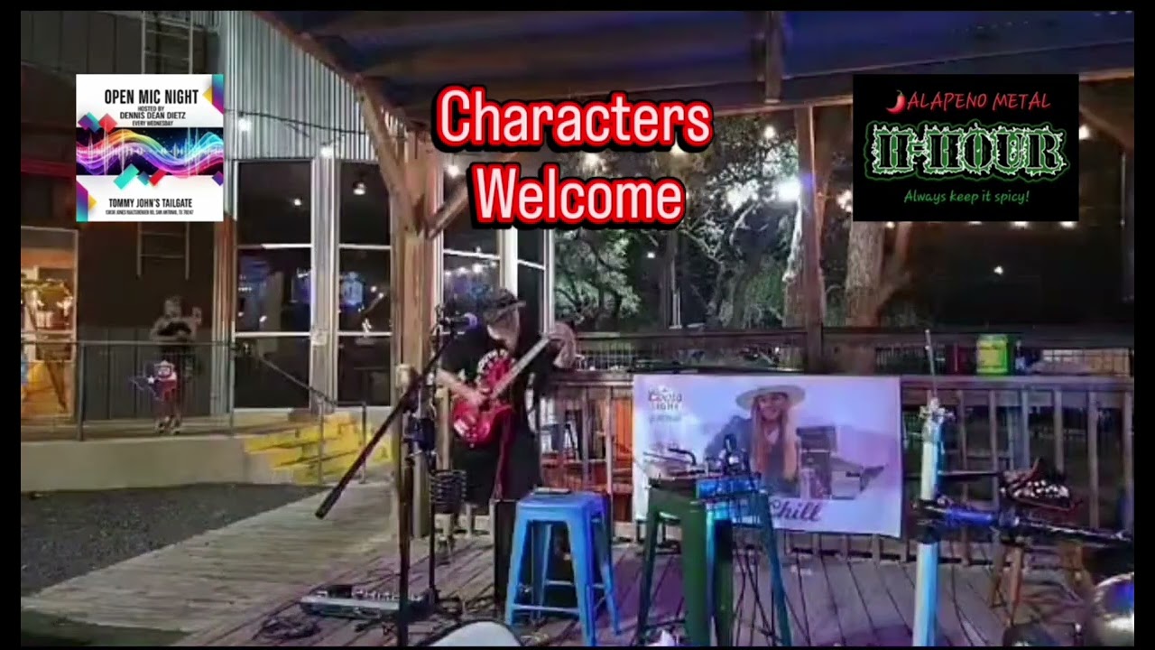 Characters Welcome H-HOUR at Tommy John's Tailgate open mic 20250820 