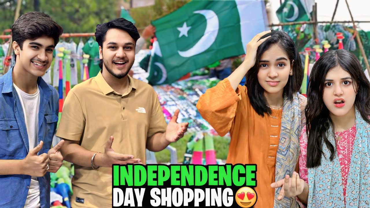 PAKISTAN KI BIRTHDAY KI TAYARI // SHOPPING FOR AZAADI DAY