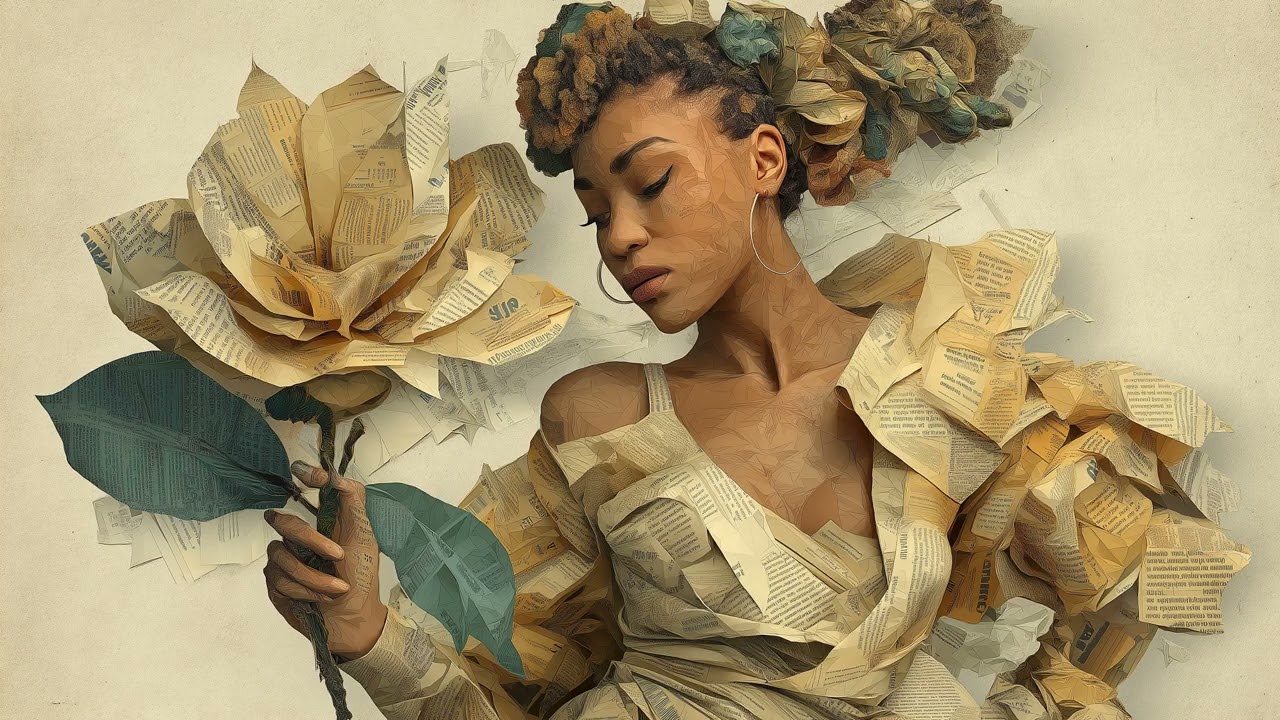 Powerful Black Woman Frame TV Art | Modern Cultural Wall Art | Black History Month Decor 4K