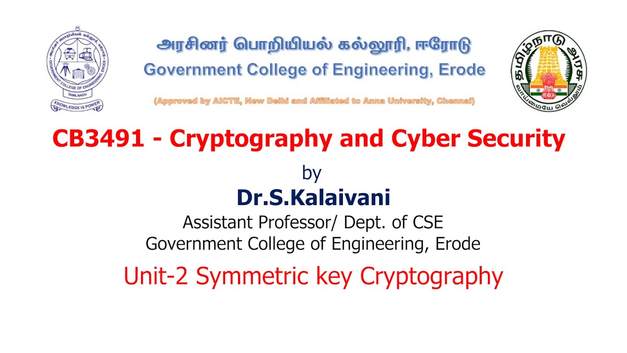 CCS | Unit-2 | Lec-01 | Mathematics of Symmetric Cryptography