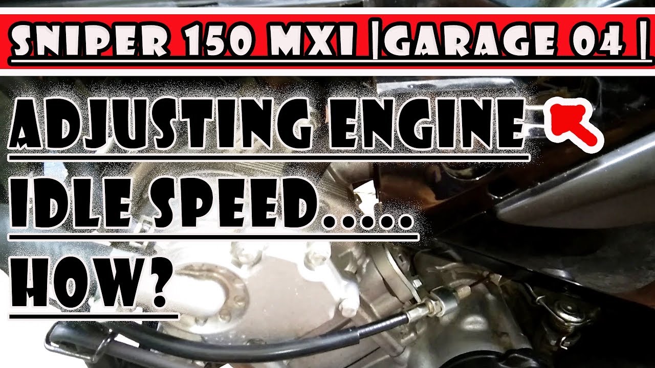 Sniper 150 Model 2018-2020 Idle Speed Adjustment (2020)