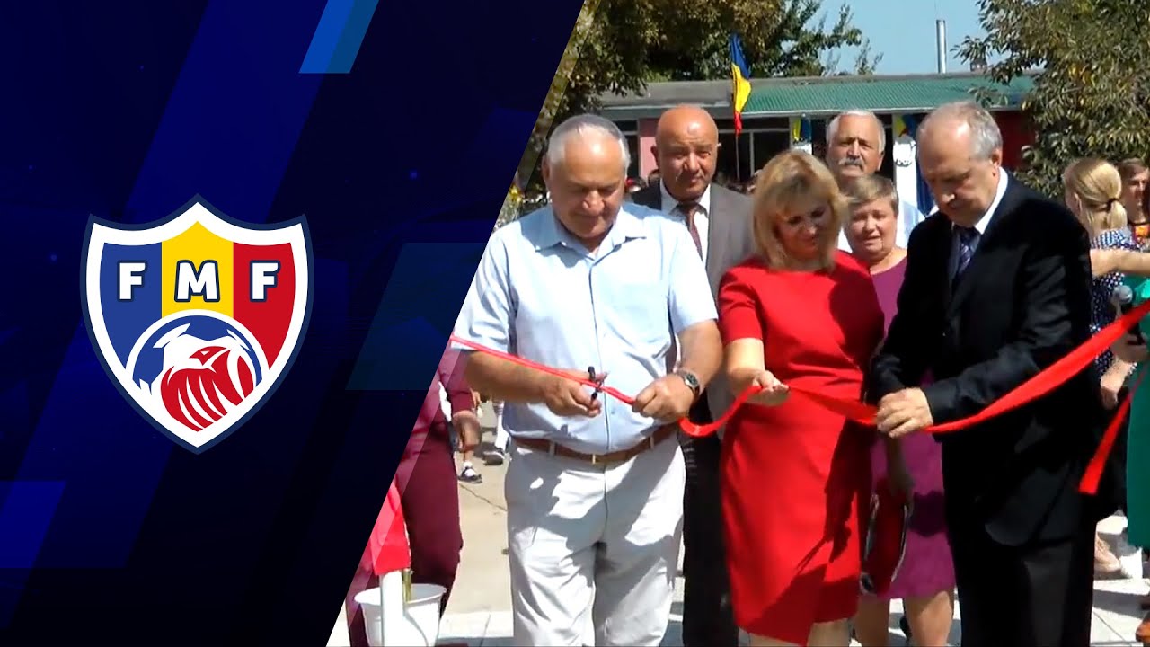 Inaugurare mini teren satul Heciul-Nou, raionul Singerei, 4.09.2018