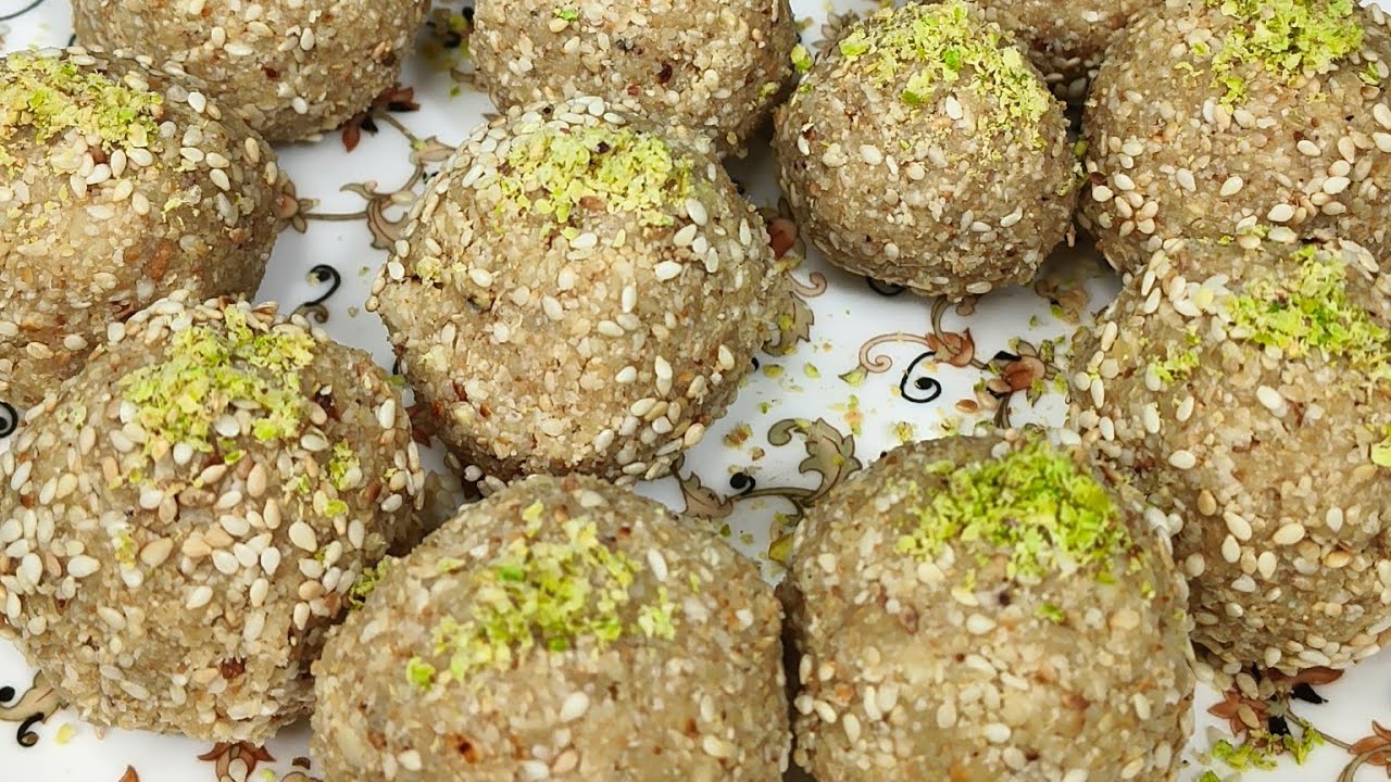 Protein,Calcium, से, भरपूर 10 min. में बनाइए बेहद स्वादिष्ट तिल मावा लड्डू. #til mawa ke laddu.