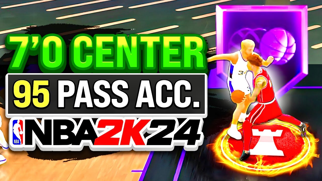 THE POWER OF A 95 PASS ACCURACY CENTER IN NBA 2K24!