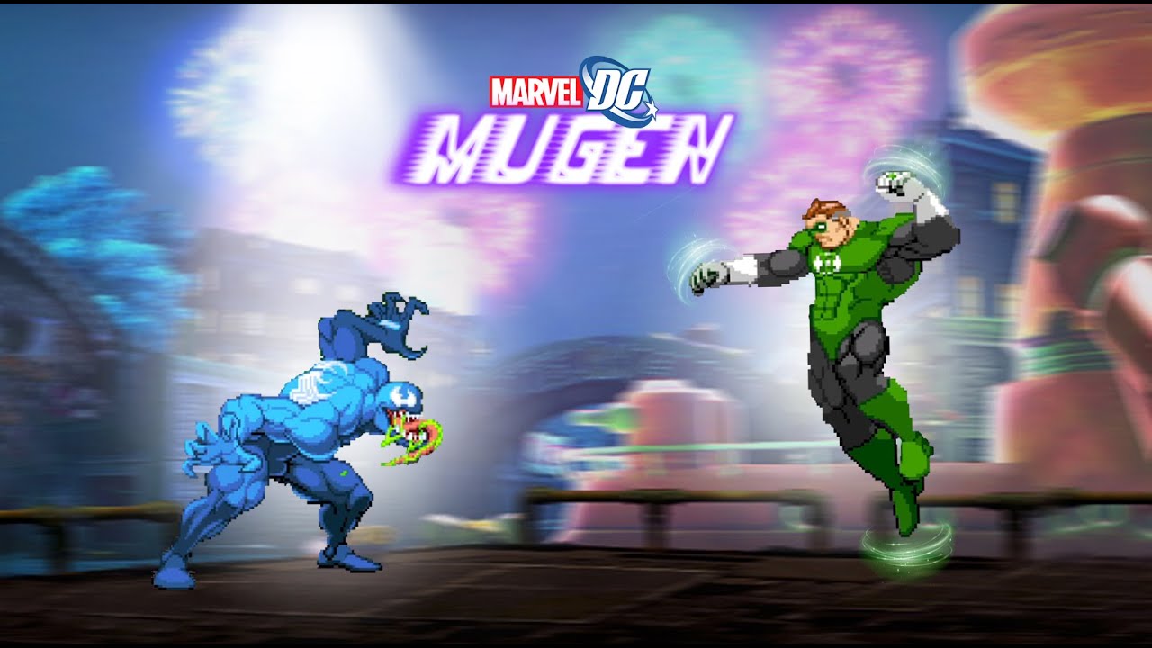Venom (Marvel Comics) VS Green Lantern (DC Comics) Random Encounter [MUGEN Crossover]