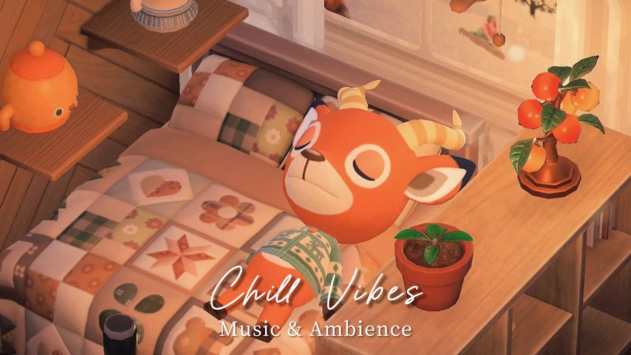 【あつ森】雪降るコテージで過ごす日常☃❄ Lo-fi Hip Hop , chill music アンビエント [ TV番組 / 環境音 ]🎧