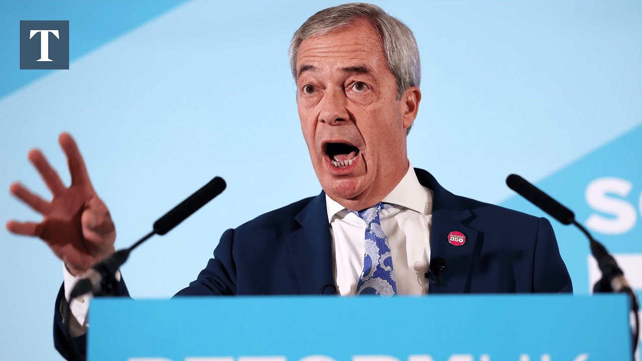 LIVE: Nigel Farage Holds Reform UK Press Conference in London