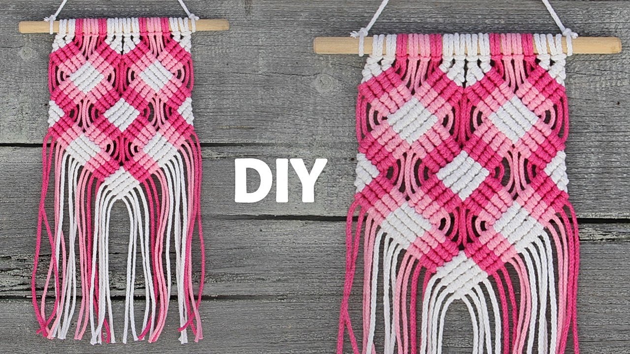 DIY Macrame Wall Hanging Tutorial | Colorful Macrame Wall Hanging