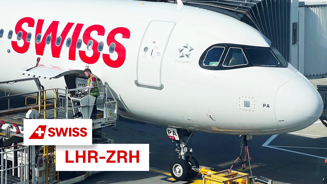 Trip Report | First time flying Swiss! | London Heathrow to Zurich | Swiss Airbus A321Neo | 4K