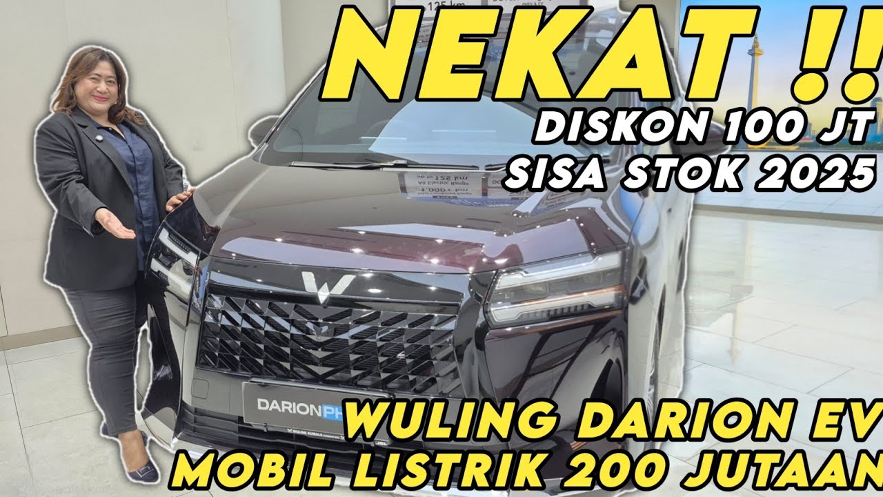 WULING DISKON BESAR MOBIL LISTRIK 200 JUTAAN WULING DARION 2026 TERBARU