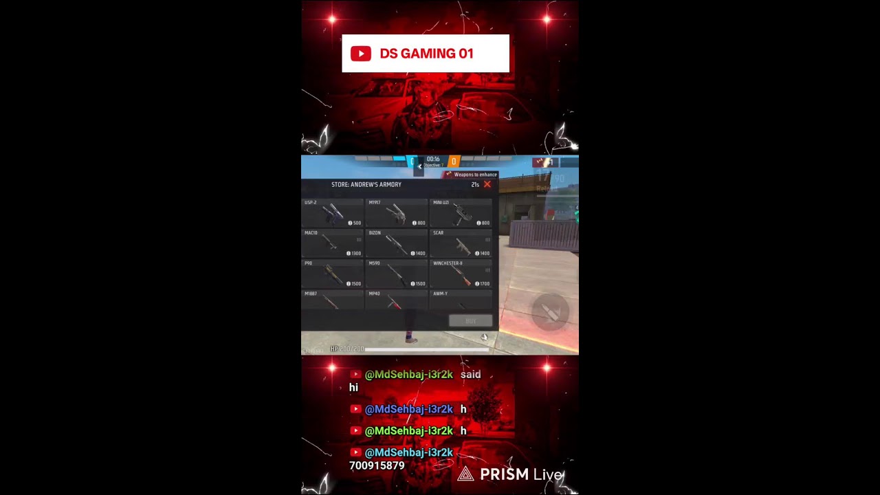 Live streaming of DS GAMING 01