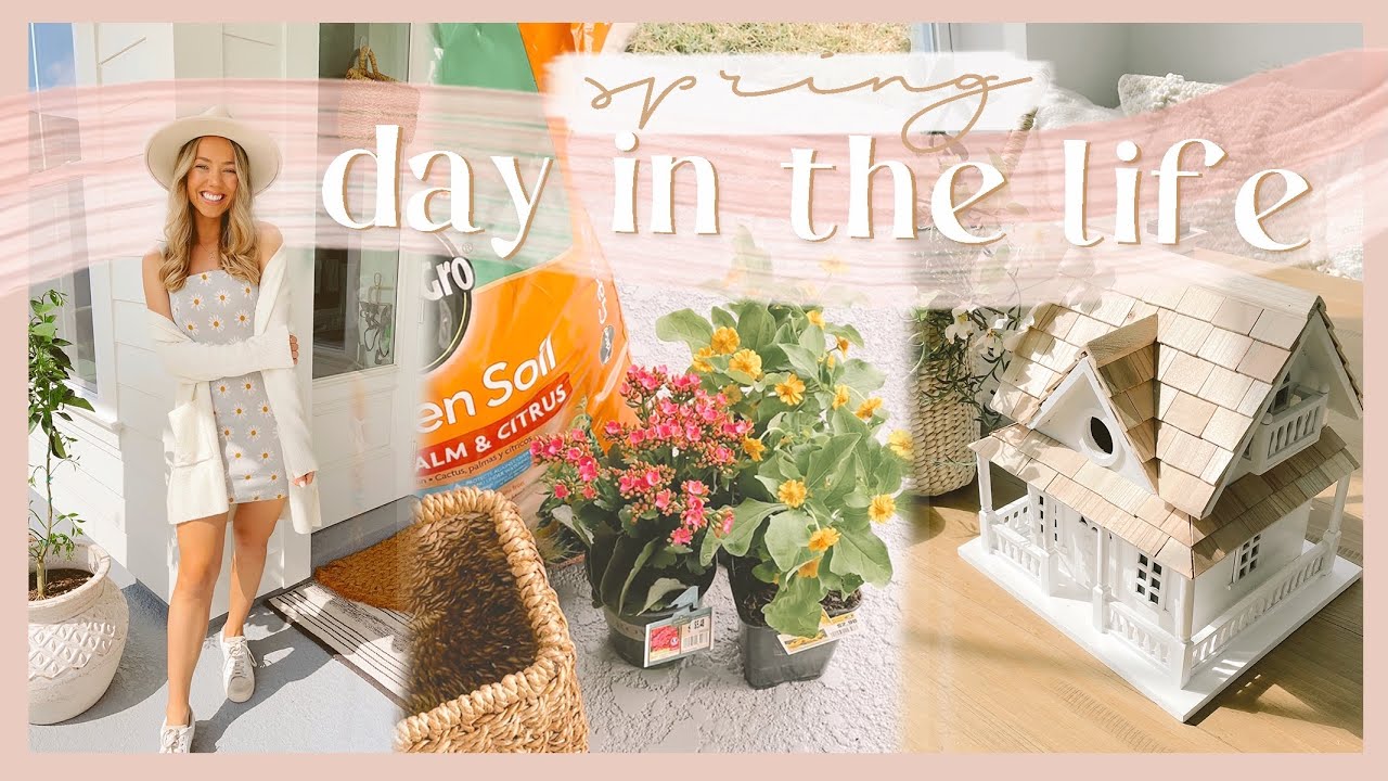 PREPARING FOR SPRING | painting the birdhouse, gardening, & cozy moments 🌼🌿
