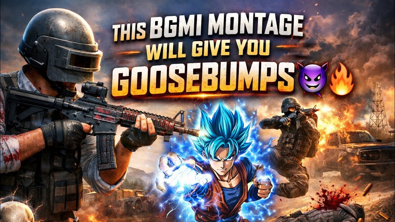 THIS BGMI MONTAGE WILL GIVE YOU GOOSEBUMPS 😈🔥