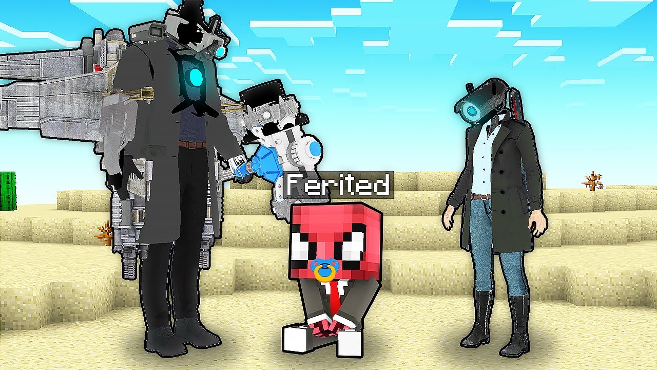 TITAN CAMERAMAN AİLESİ BENİ SAHİPLENDİ - Minecraft