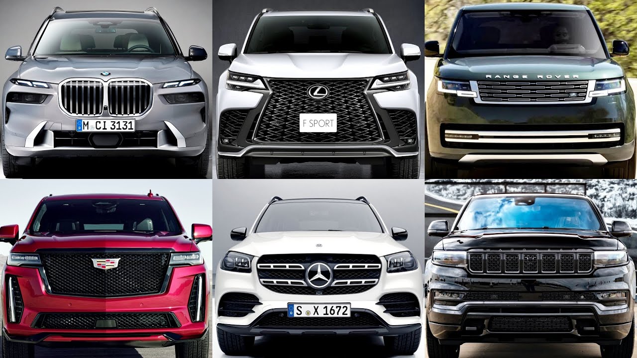 Top 10 Best Luxury Full-Size Family SUVs (2023) bmw x7, range rover, lexus lx 600! bmw x7 2023!