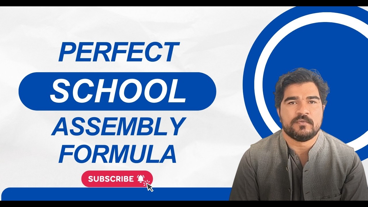 Perfect School Assembly Formula | How to Organize Effective School Assembly in Public Schools.