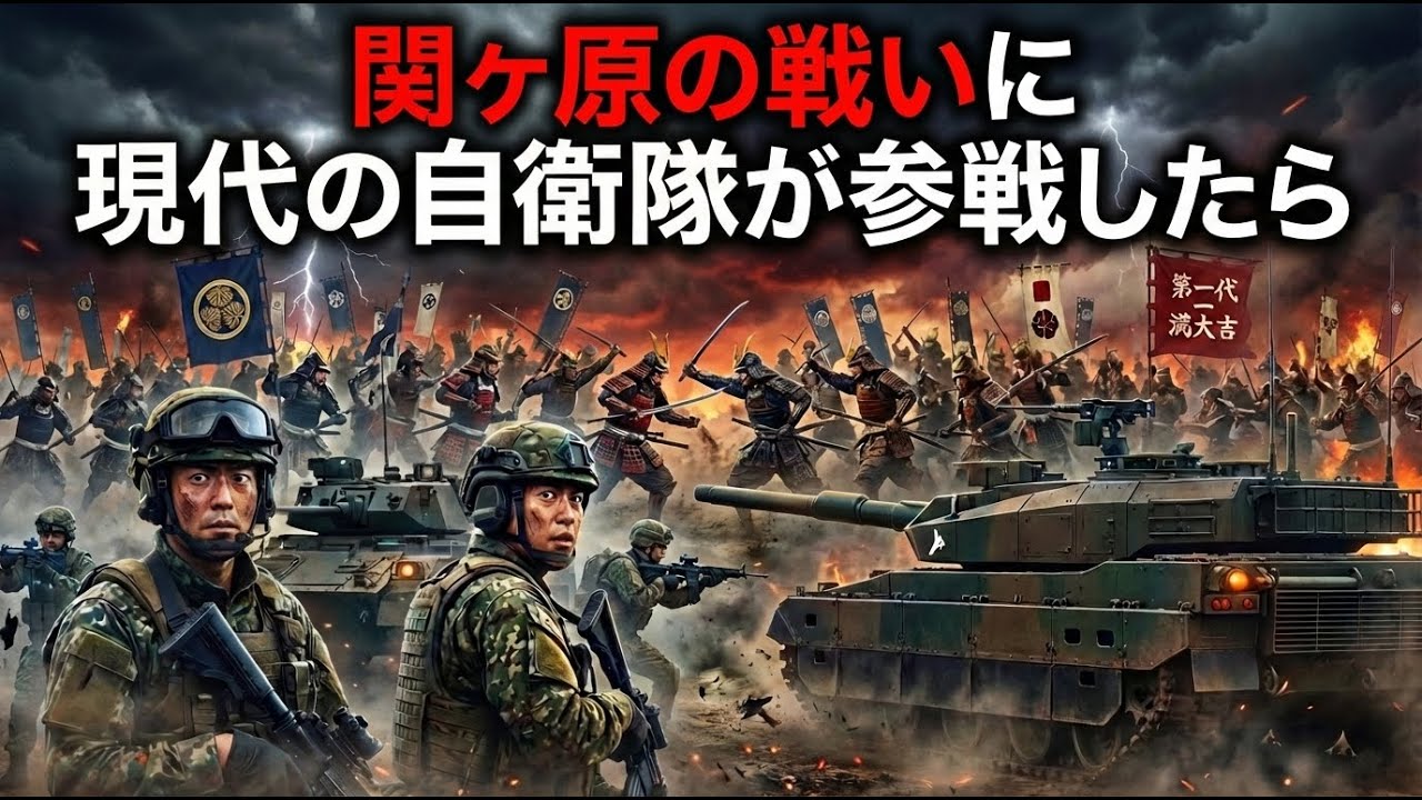 【再現】もしも現代の陸上自衛隊が関ヶ原の戦いに参戦したら？